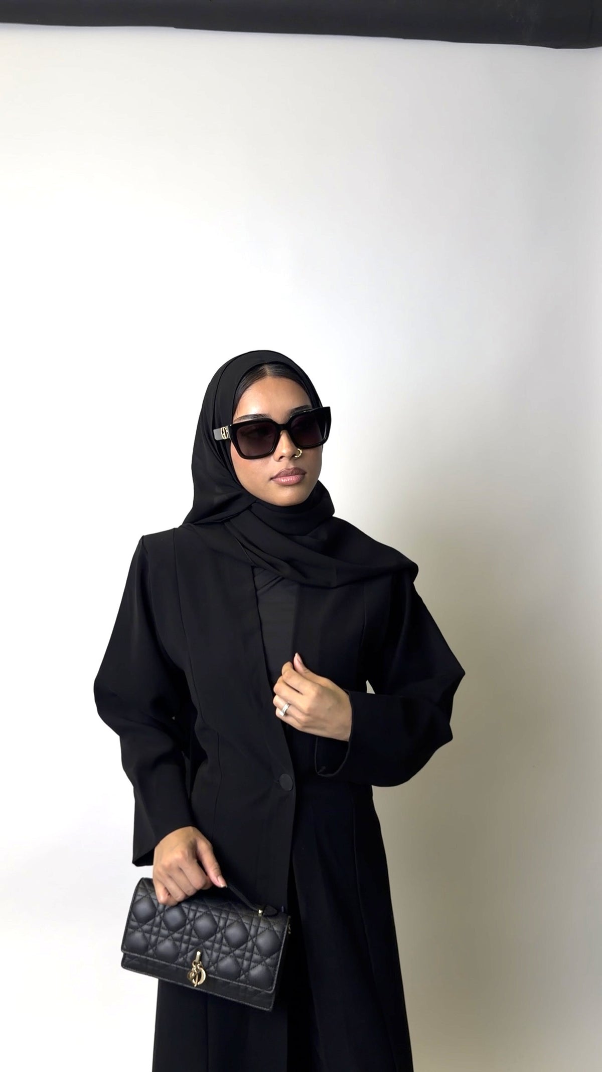 The Noir Abaya Coat