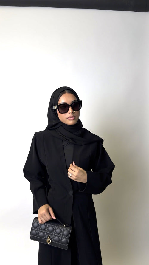 The Noir Abaya Coat