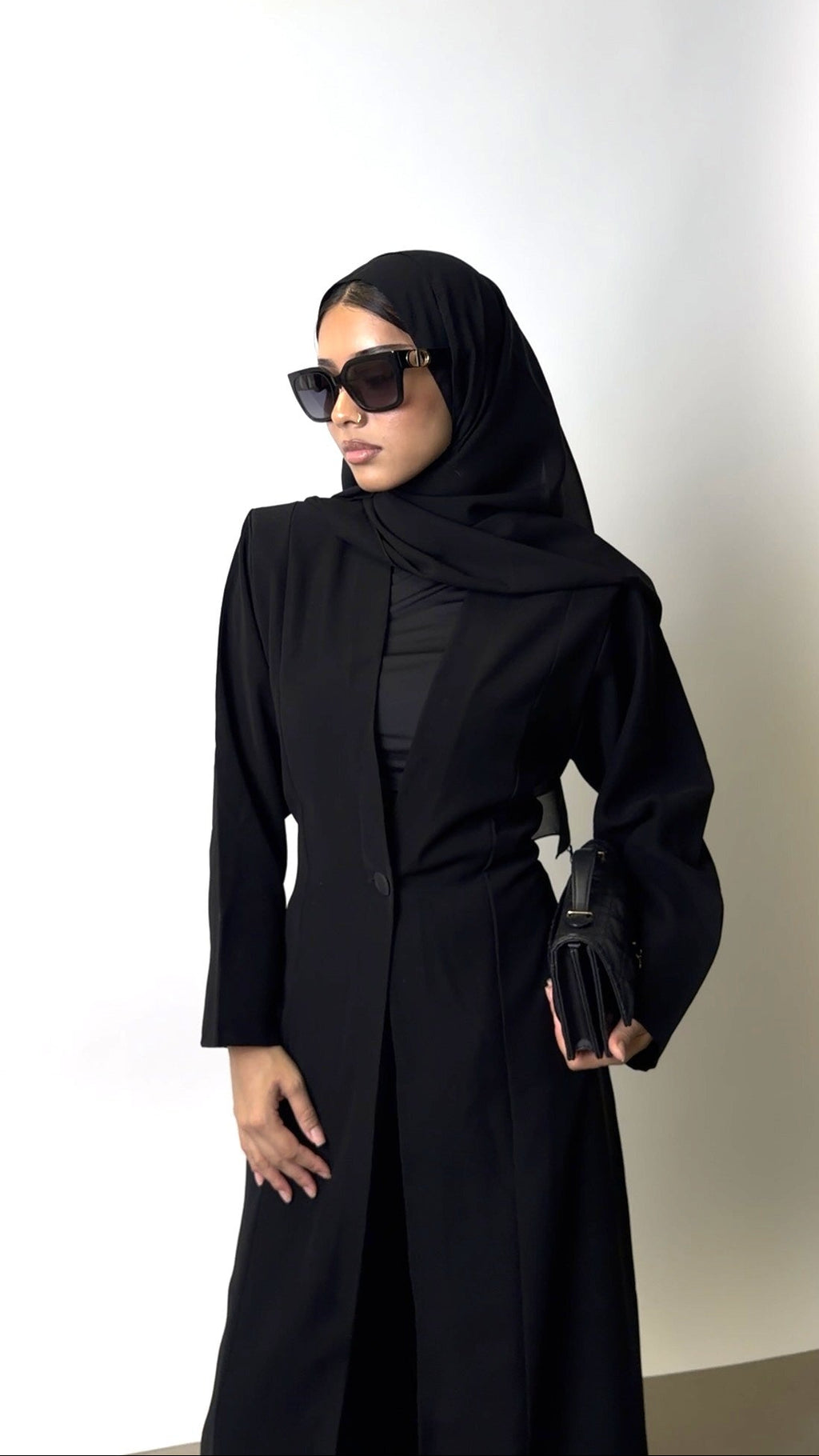 The Noir Abaya Coat