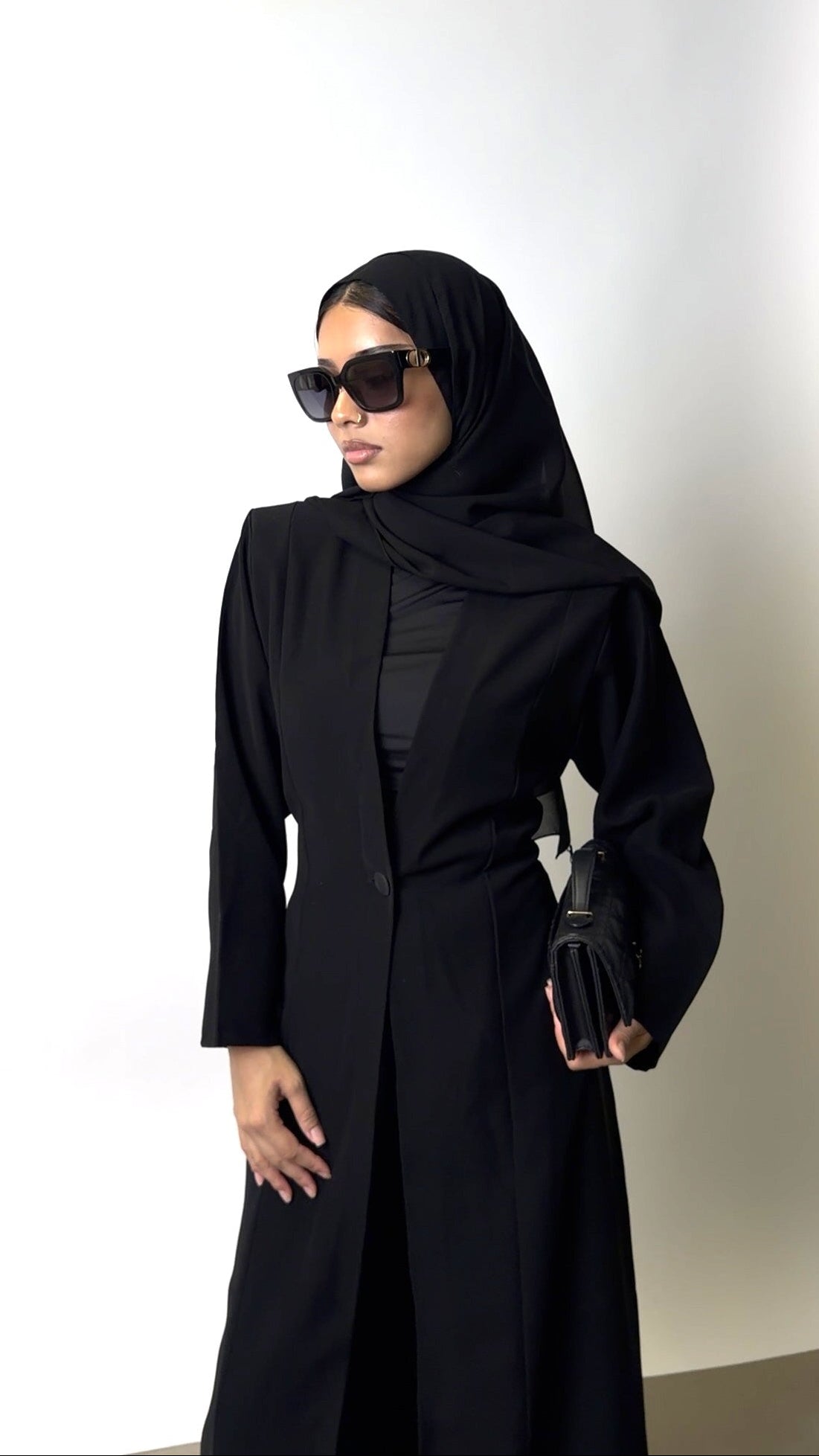 The Noir Abaya Coat