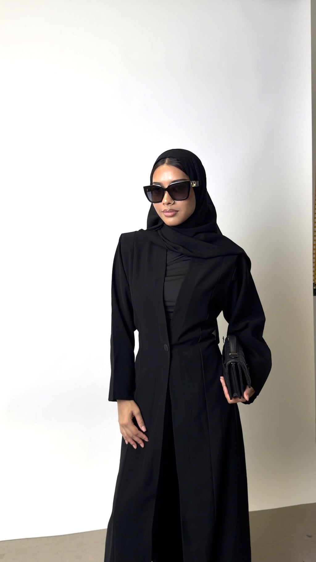 The Noir Abaya Coat
