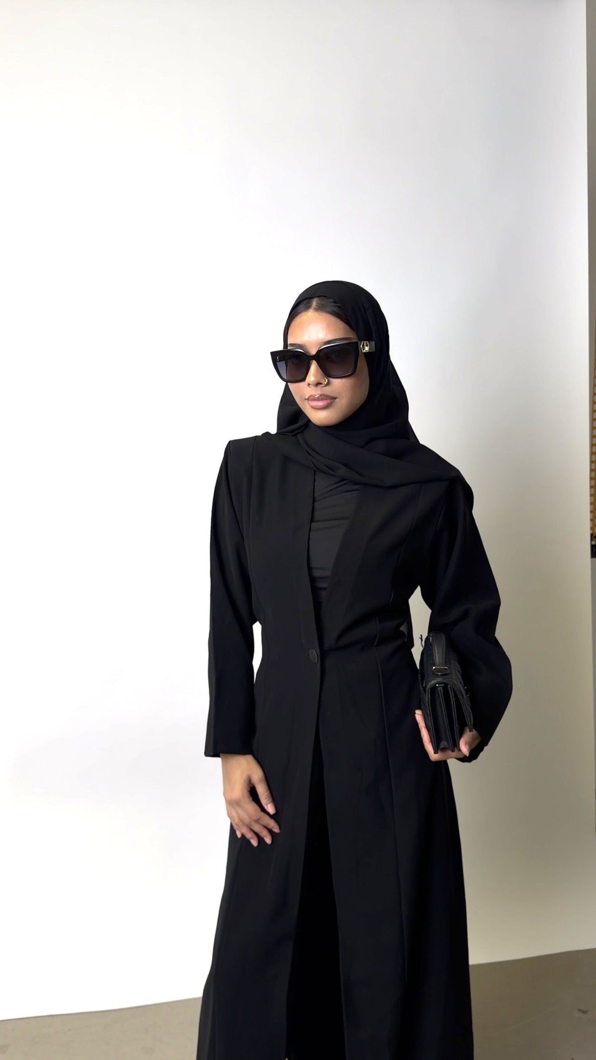 The Noir Abaya Coat