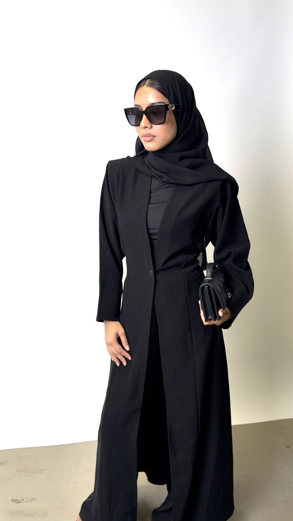 The Noir Abaya Coat