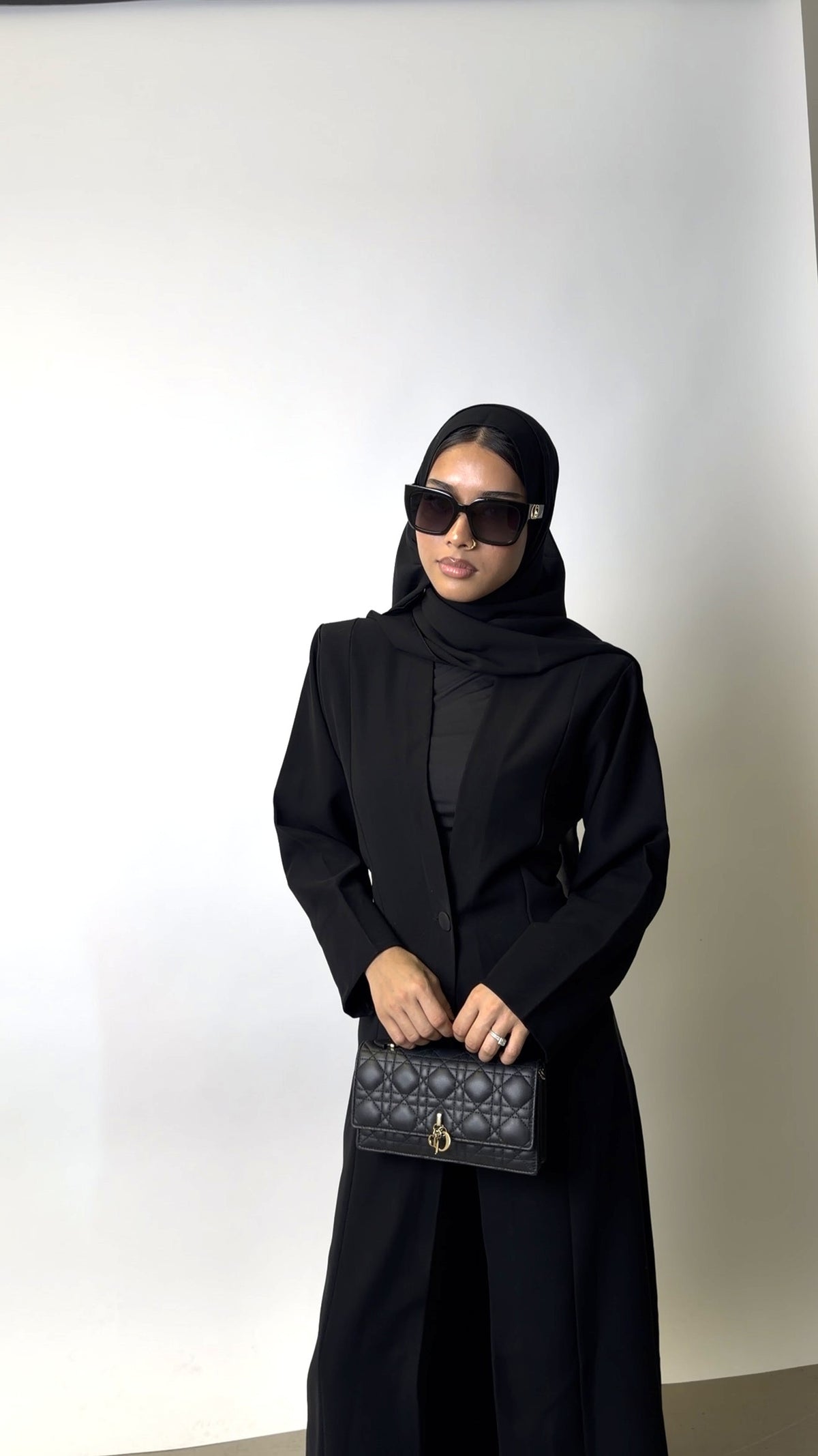 The Noir Abaya Coat