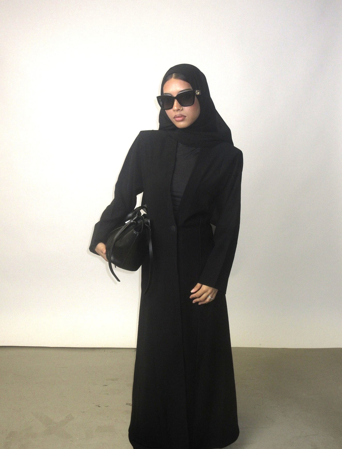 The Noir Abaya Coat